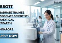 Freshers Research Trainee Job at Abbott, Singapore | Food science, Apply Now Freshers research trainee job at Abbott Singapore for Graduate Trainee (Associate Scientist). Apply for Abbott careers and start your research career with this exciting job in Singapore.