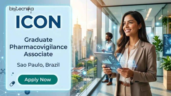 Apply for a Remote Pharmacovigilance Job at ICON Careers Brazil. Graduate Pharmacovigilance Associate role in Sao Paulo. Explore responsibilities, qualifications, and career opportunities.