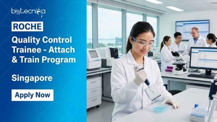 Freshers QC Trainee Opportunity at Roche Singapore. Apply for the Quality Control Trainee role in Environmental Monitoring and build your career in microbiology and quality control.