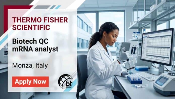 Apply for a biotech analyst job at Thermo Fisher Scientific in Monza, Italy. Explore QC mRNA Analyst responsibilities, qualifications, company details, and career opportunities.