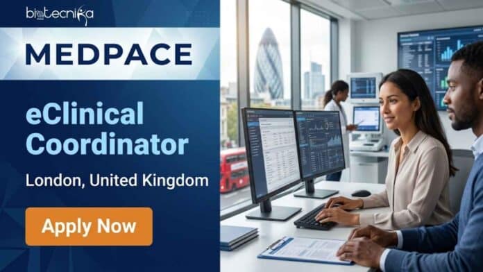 Looking for an entry level clinical job? Apply for the eClinical Coordinator position at Medpace in London, UK, and start your career in clinical research and data management.