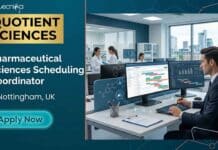 Life Sciences Job Opportunity at Quotient Sciences, UK | Apply Now Explore this life sciences job at Quotient Sciences for a Pharmaceutical Sciences Scheduling Coordinator in Nottingham, UK.