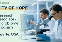 Freshers Research Job at City of Hope in USA with Salary Upto $32.12 per hour | Apply Online Looking for a freshers research job? Apply for the Research Associate – Microbiome Program at City of Hope in the USA.