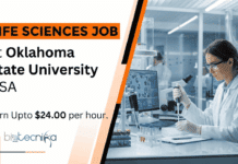 Life Sciences Job at Oklahoma State University | Apply Now For Research Technician Role, & Earn Upto $24.00 per hour Life Sciences Job at Oklahoma State University | Apply Now For Research Technician Role, & Earn Upto $24.00 per hour.
