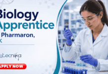 Biology Apprentice at Pharmaron, UK | Apply Now For Laboratory Technician Role Biology Apprentice at Pharmaron. Apply Now For Laboratory Technician Role. Job Opportunity in Rushden, UK.