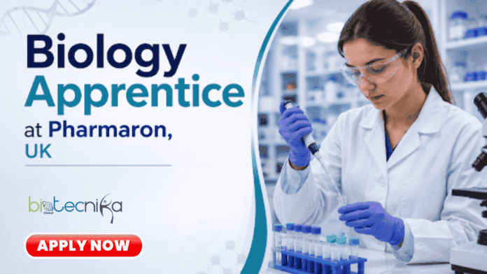 Biology Apprentice at Pharmaron. Apply Now For Laboratory Technician Role. Job Opportunity in Rushden, UK.