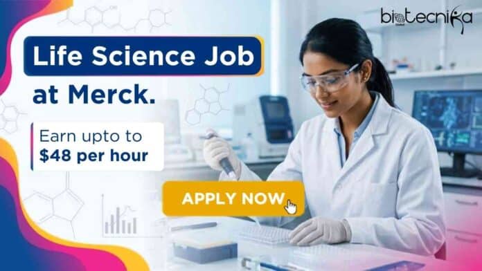 Life Science Job at Merck for chemical manufacturing and production professionals in the United States