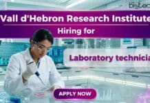 Laboratory Technician Job at VHIR, Spain | Biomedical Research Opportunity | Apply Online Laboratory Technician job at VHIR Spain biomedical research