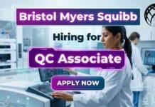 QC Associate Job at Bristol Myers Squibb, Netherlands | Biology Candidates, Apply Online QC Associate job at Bristol Myers Squibb Netherlands