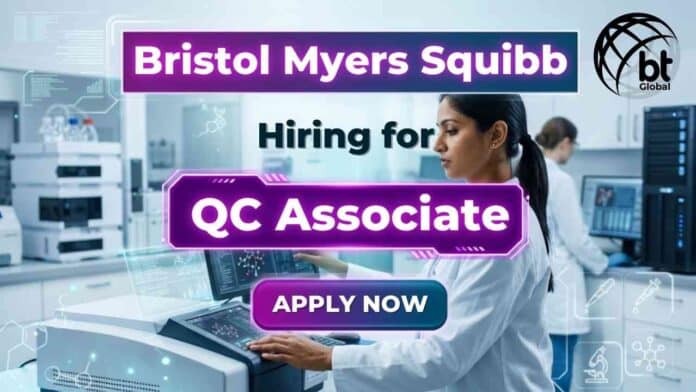 QC Associate job at Bristol Myers Squibb Netherlands