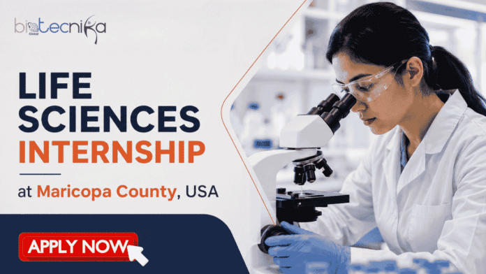 Life Sciences Internship at Maricopa County. Apply Now For MDI Intern Position. Internship Opportunity in the USA.