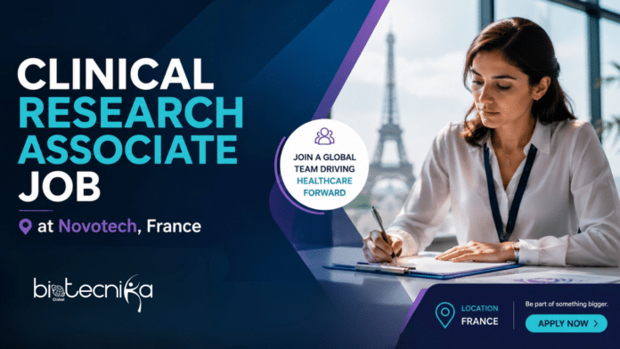 Clinical Research Associate Job at Novotech. Life Sciences Candidates, Apply Now. Clinical Research Job Opportunity in France.
