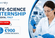 Life Sciences Internship at IQVIA, Italy | Apply Now & Earn €900 Per Month Life Sciences Internship at IQVIA, Italy. Apply Now & Earn €900 Stipend Per Month. Advance Your Regulatory Career with IQVIA.