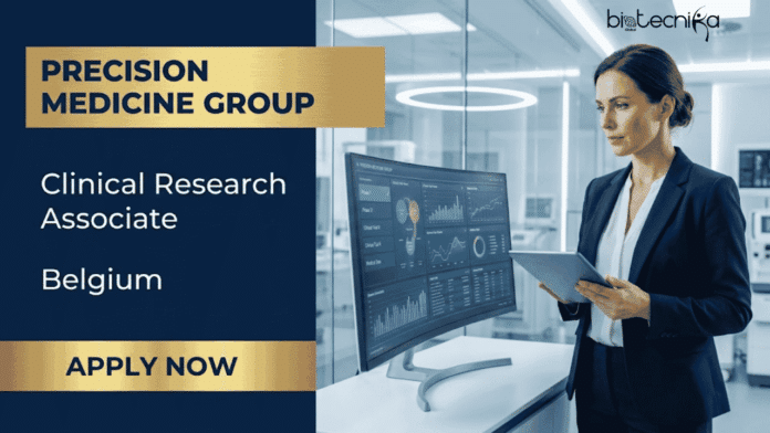 Clinical Research Associate Job at Precision Medicine Group. Life Sciences Candidates, Apply Now. Job Opportunity in Belgium.