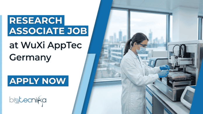 Research Associate Job at WuXi AppTec. Life Sciences Candidates, Apply Now. 3D Cell Culture Career Job Opportunity in Germany.