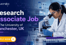 Research Associate Job at The University of Manchester, UK | Life Sciences | Apply Now & Earn £41,064.00 Research Associate Job at The University of Manchester, UK. Life Sciences Candidates, Apply Now & Earn £41,064.00.