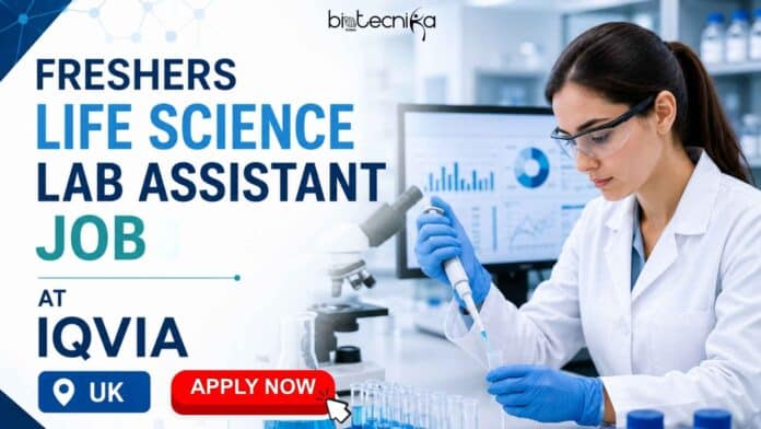 Freshers Life Science Jobs at IQVIA. Apply Now For Lab Assistant Role. Job Opportunity in Livingston, United Kingdom.