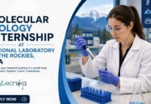 Molecular Biology Internship at National Laboratory of the Rockies, USA | Apply Now & Earn $63,400 Molecular Biology Internship at the National Laboratory of the Rockies, USA. Life Sciences Candidates, Apply Now & Earn $63,400.