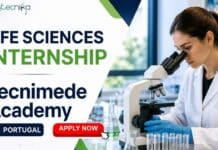 Life Sciences Internship at Tecnimede Academy, Portugal | Biology Candidates, Apply Now Life Sciences Internship at Tecnimede Academy, Portugal. Biology, Biotechnology & Life Sciences Candidates, Apply Now.