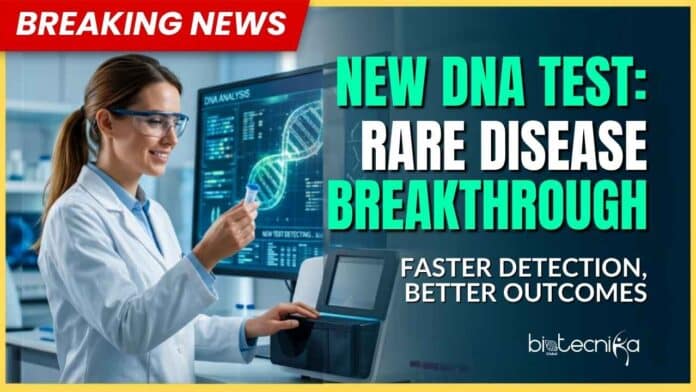 A new DNA test using long-read genome sequencing could improve rare disease diagnosis, reduce testing time, and replace multiple tests.