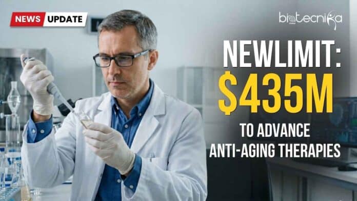 NewLimit raises $435 million to advance anti-aging therapies, accelerate longevity research, and move its lead program toward trials.