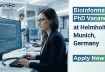 Bioinformatics PhD Vacancy at Helmholtz Munich, Germany | Apply Now Bioinformatics PhD Vacancy at Helmholtz Munich, Germany. Bioinformatics, Computational Biology Candidates, Apply Now.