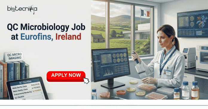 QC Microbiology Job at Eurofins. Microbiology & Life Sciences Candidates, Apply Online. Job Opportunity in Ireland.