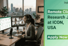 Remote Clinical Research Job at ICON, USA | Life Sciences Candidates Apply Now Remote Clinical Research Job at ICON, USA. Life Sciences Candidate,s Apply Now. Advance Your Clinical Research Career.