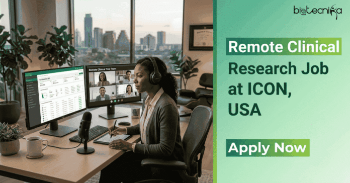 Remote Clinical Research Job at ICON, USA. Life Sciences Candidate,s Apply Now. Advance Your Clinical Research Career.