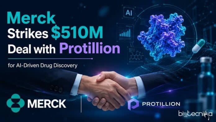 Drug discovery collaboration between Protillion Biosciences and Merck could reach $510 million to advance next-generation biologic therapies.