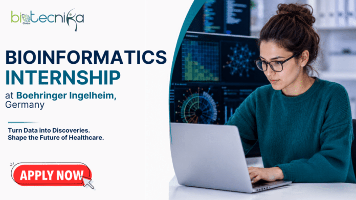 Bioinformatics Internship at Boehringer Ingelheim. Apply Online For Bioprocess Data Science Internship. Opportunity in Germany.