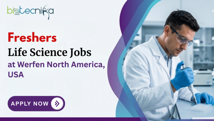 Life Science Jobs for Freshers at Werfen North America, USA. Apply Online & Earn $29.00 per hour. Manufacturing Associate Position.