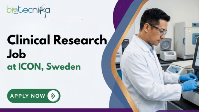 Clinical Research Job at ICON. Life Sciences Candidates, Apply Now Fior Clinical Site Associate Role. Job Opportunity in Sweden.