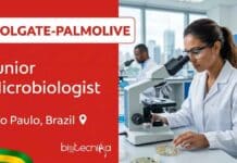 Microbiologist Job at Colgate-Palmolive, Brazil | Apply Online Looking for a microbiologist job? Apply for the Junior Microbiologist position at Colgate-Palmolive in Brazil. Explore Colgate careers, responsibilities, qualifications, and job details.