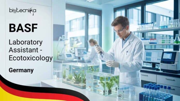 Apply for a biology lab assistant job at BASF in Germany. Explore this life sciences job in ecotoxicology today!
