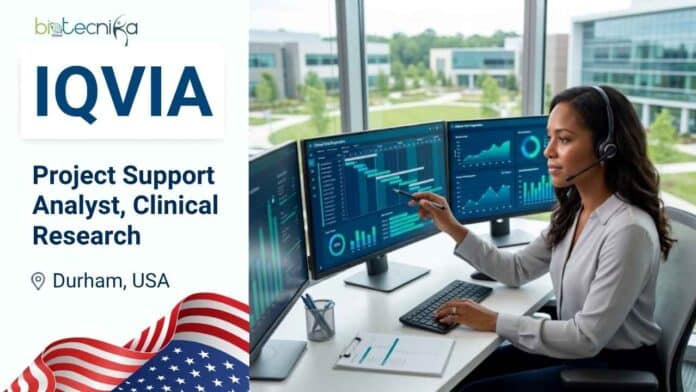 Clinical Research job at IQVIA for a remote Project Support Analyst in the USA. Explore responsibilities, qualifications, job location, Job ID, and apply for IQVIA careers.