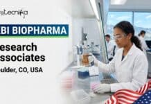 Freshers Research Job at KBI Biopharma, USA | With Salary Upto $80,000 per year Freshers research job at KBI Biopharma for Research Associate in Boulder, USA. Apply for this biochemistry job in US with excellent salary and career growth.