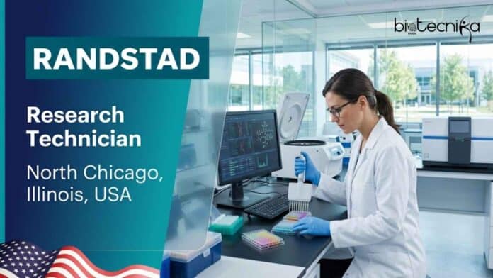 Research technician job at Randstad USA in North Chicago, Illinois. Apply for this contract R&D Technician role and start your life sciences career with Randstad careers.