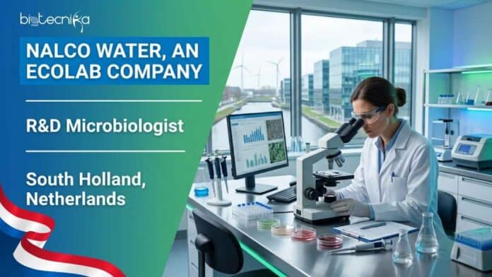 Apply for the Microbiologist Job at Nalco Water, an Ecolab Company, in the Netherlands. Explore eligibility, responsibilities, qualifications, and Ecolab careers opportunities.