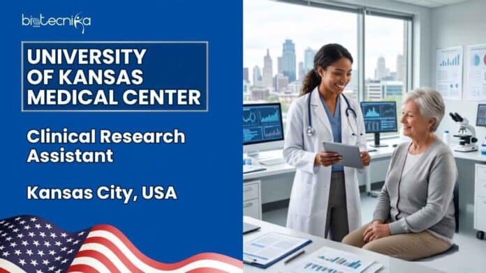 Clinical research job at the University of Kansas Medical Center for a Clinical Research Assistant – Cancer Center in Kansas City. Apply for this exciting biology job in US today.