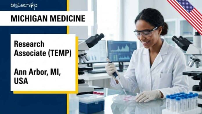 Apply for a research associate job at Michigan Medicine. Full-time opportunity in Ann Arbor, MI for biology and bioinformatics graduates.