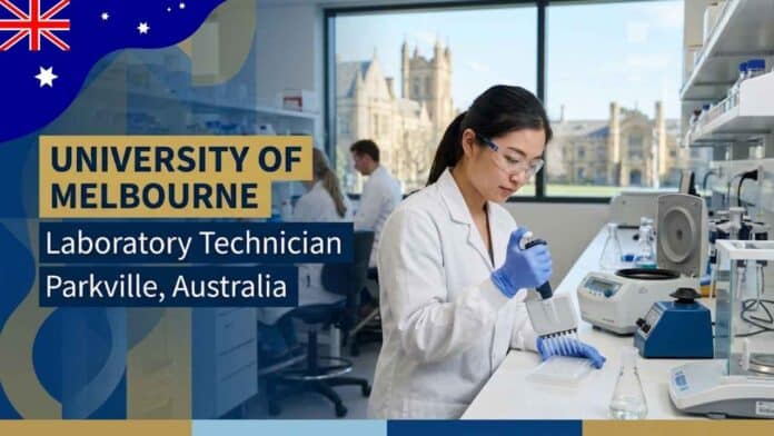 Apply for the Lab Technician Job at the University of Melbourne in Australia. Full-time Laboratory Technician role in BioSciences with excellent benefits.