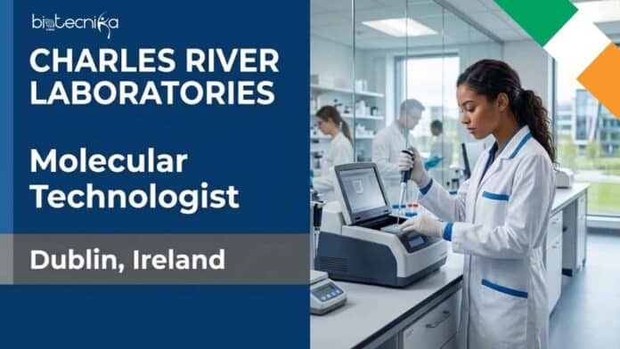 Apply for a freshers microbiology job at Charles River Laboratories Ireland. Explore the Molecular Technologist role, eligibility, responsibilities, qualifications, and career opportunities.