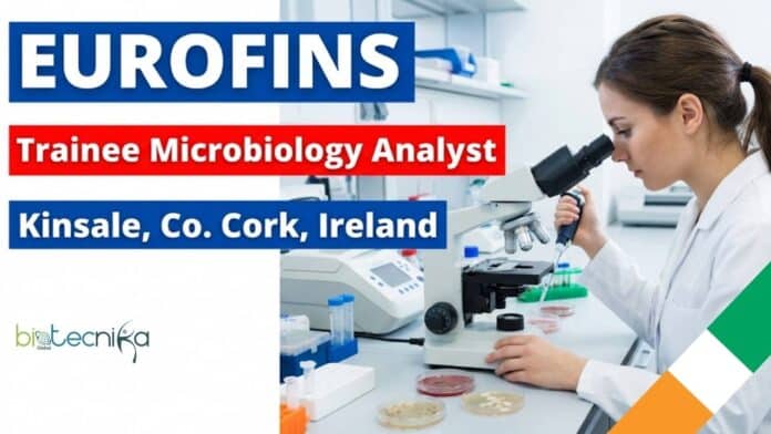 Apply for the Microbiology Trainee role at Eurofins in Ireland. Join a leading life sciences company offering GMP laboratory experience, career growth, and excellent employee benefits.