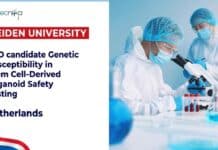 Life Sciences PhD Vacancy at Leiden University, Netherlands | Apply Online & Earn Upto €3,881 per month Apply for the Life Sciences PhD Vacancy at Leiden University, Netherlands, in genetic susceptibility and stem cell-derived organoid safety testing.