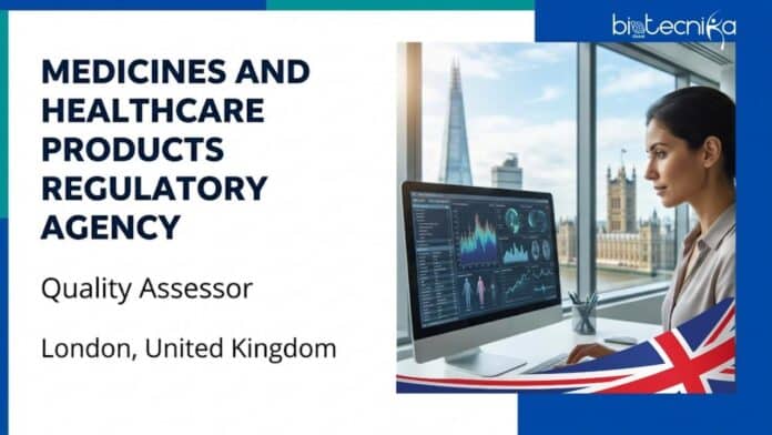 Life Sciences Job at MHRA for a Quality Assessor in London, UK. Apply for this biological sciences job in regulatory affairs.