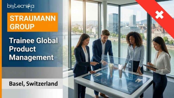 Apply for a life sciences trainee job at Straumann Group in Basel, Switzerland. Explore this Global Product Management trainee opportunity, qualifications, responsibilities, and Straumann careers.