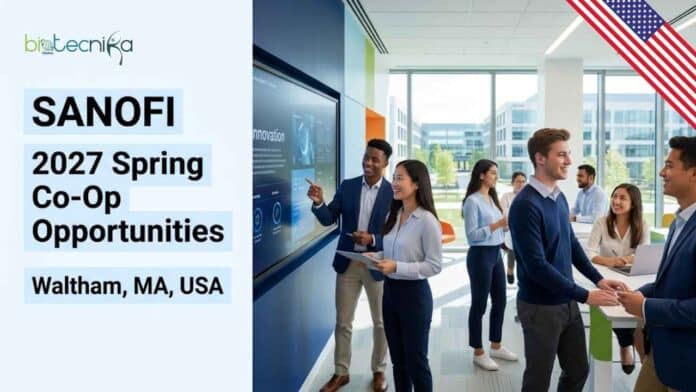 Explore this life sciences opportunity with Sanofi Careers. Apply for the 2027 Spring Co-Op Opportunities in Waltham, MA and gain hands-on experience in global biopharma.