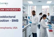 Life Sciences postdoctoral position at Penn University | Apply for RNA Molecular Biology Research Opportunity Life sciences postdoctoral position at Penn State University Park in RNA molecular biology. Apply for this full-time research opportunity in Pennsylvania.