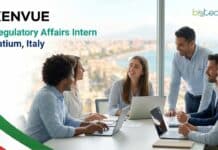 Regulatory Affairs Intern at Kenvue, Italy | Life Sciences Graduates, Earn 800 Euros Monthly Apply for the Regulatory Affairs Intern position at Kenvue in Rome, Italy. Explore Kenvue careers, eligibility, responsibilities, qualifications, and internship benefits.